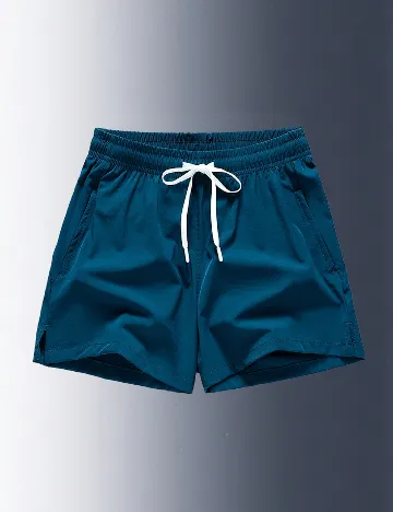 Pantaloni scurti SHEIN, albastru