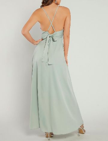 Rochie lunga SHEIN, verde deschis