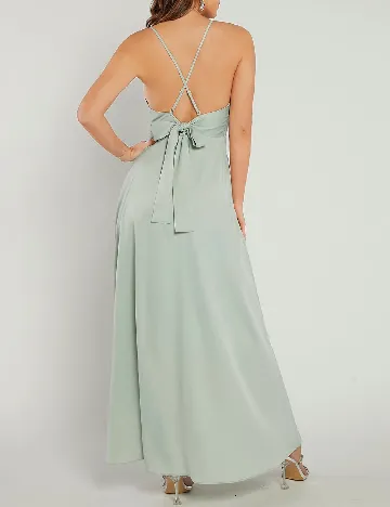 Rochie lunga SHEIN, verde deschis