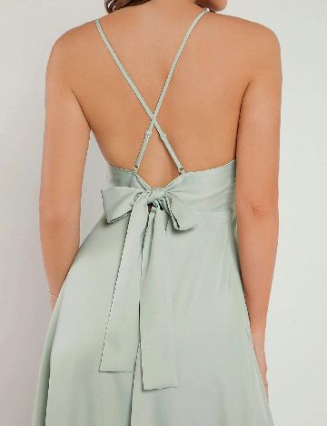 Rochie lunga SHEIN, verde deschis