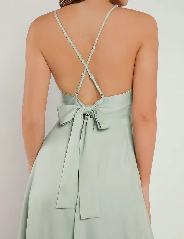 Rochie lunga SHEIN, verde deschis