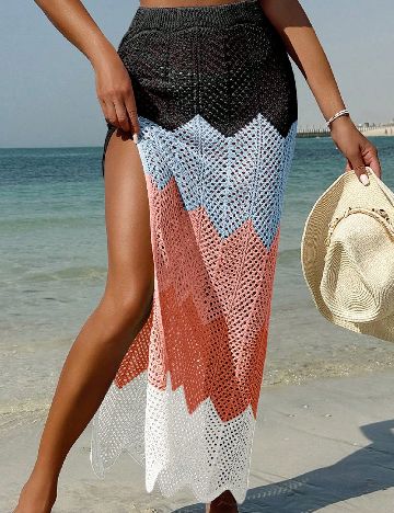 Fusta de plaja SHEIN, mix culori