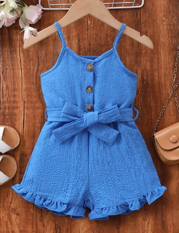 Salopeta Shein Kids, albastru