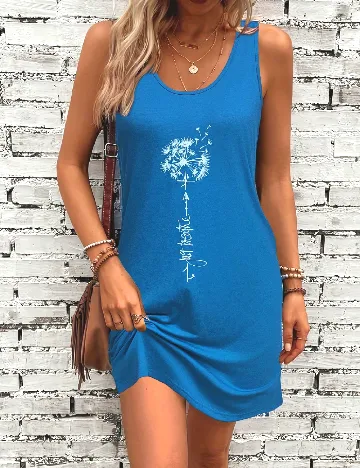 Rochie scurta SHEIN, albastru