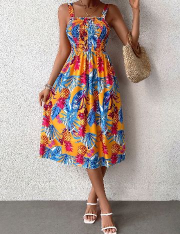 Rochie medie SHEIN, mix culori