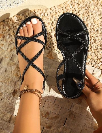 Sandale SHEIN, negru