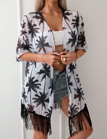 Kimono SHEIN, alb
