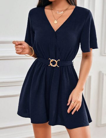 Salopeta SHEIN, bleumarin