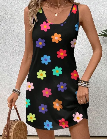 Rochie scurta Emery Rose, negru