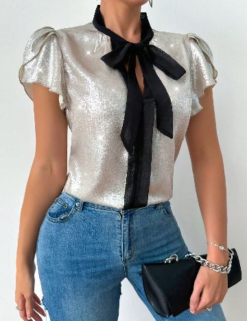 Bluza SHEIN, argintiu