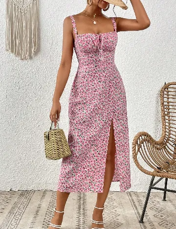 Rochie medie SHEIN, roz