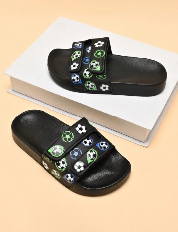 Slapi Shein Kids, negru