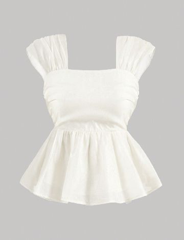 Bluza SHEIN CURVE, ecru