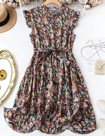 Rochie scurta SHEIN CURVE, mix culori