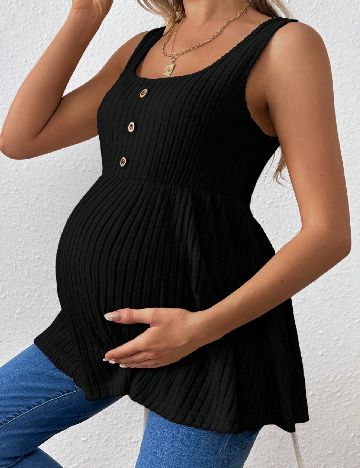 Maiou SHEIN Maternity, negru