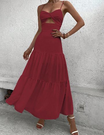 Rochie lunga SHEIN, rosu