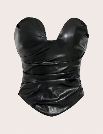 Top SHEIN CURVE, negru