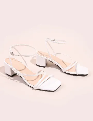 Sandale SHEIN, alb