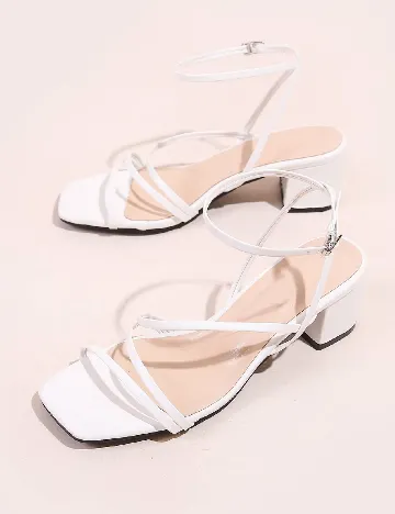 Sandale SHEIN, alb