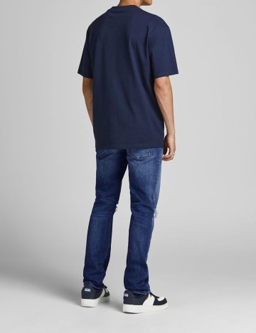 Blugi Jack&Jones, albastru denim