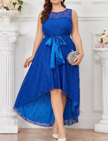 Rochie lunga SHEIN CURVE, albastru