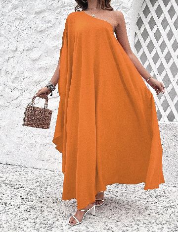 Rochie lunga SHEIN, portocaliu