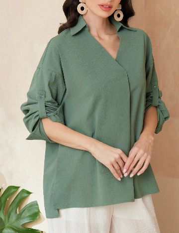 Bluza SHEIN, verde