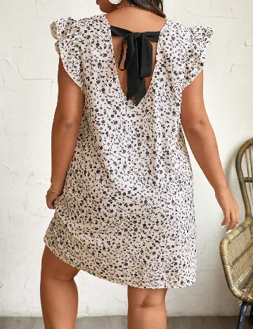 Rochie scurta SHEIN CURVE, alb