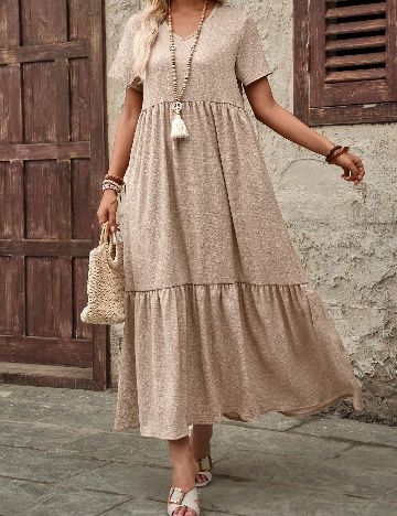 Rochie lunga SHEIN, maro