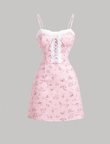 Rochie scurta SHEIN, roz