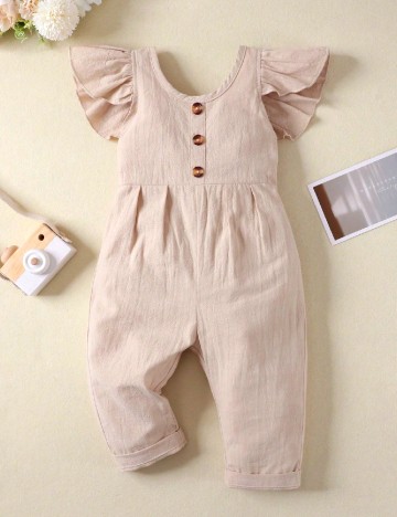 Salopeta Shein Kids, bej