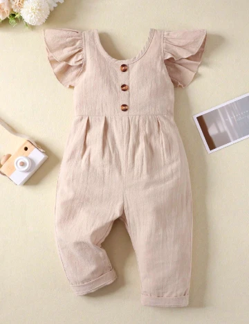 Salopeta Shein Kids, bej