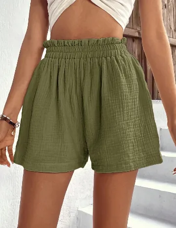Pantaloni scurti SHEIN, verde