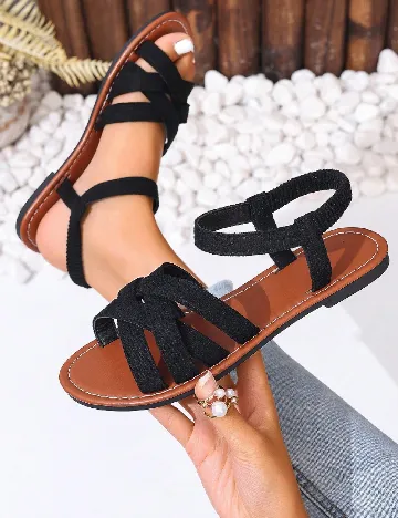 Sandale SHEIN, negru