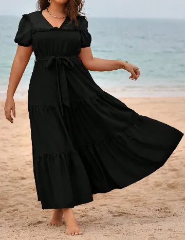 Rochie lunga SHEIN CURVE, negru