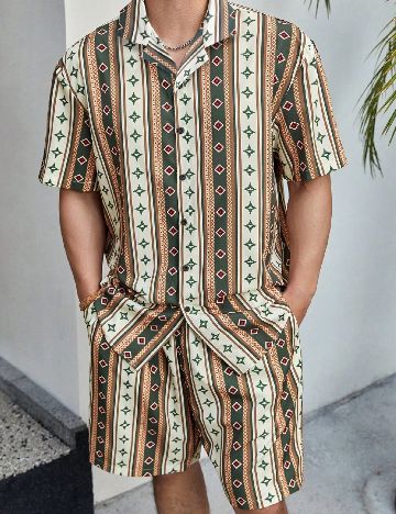 Compleu SHEIN Plus Size Men, mix culori