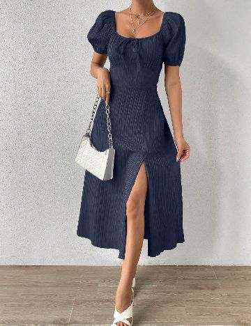 Rochie medie SHEIN, bleumarin
