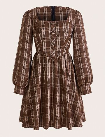 Rochie medie SHEIN, maro