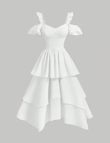 Rochie scurta SHEIN, alb