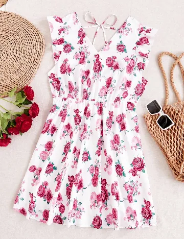 Rochie scurta SHEIN CURVE, floral