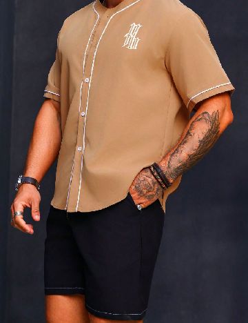 Compleu SHEIN, negru/maro