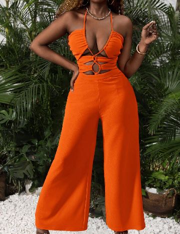 Salopeta SHEIN, portocaliu