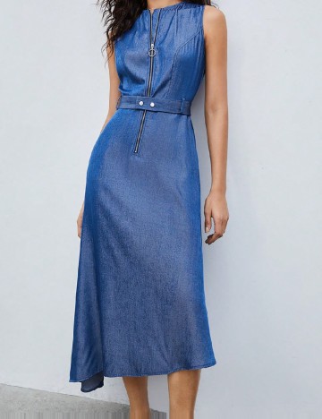 Rochie medie SHEIN, albastru