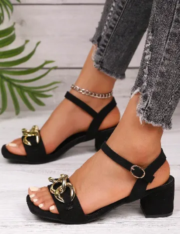 Sandale SHEIN, negru