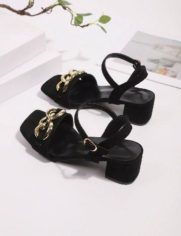 Sandale SHEIN, negru