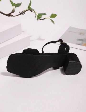 Sandale SHEIN, negru