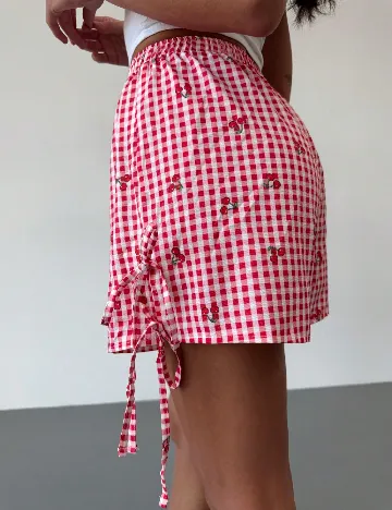 Pantaloni scurti SHEIN, rosu