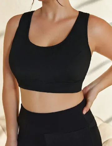 Bustiera SHEIN CURVE, negru