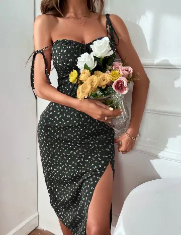 Rochie medie SHEIN, floral print