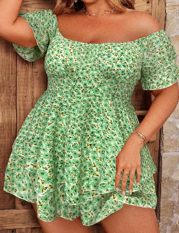 Salopeta SHEIN CURVE, verde